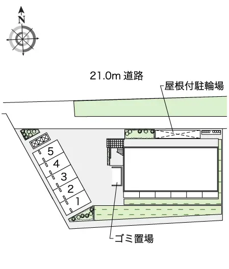 ★手数料０円★我孫子市台田　月極駐車場（LP）